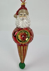 Heartfully Yours Royal Santa Reflector Christmas Ornament 30291 2024 Radko - Picture 1 of 6