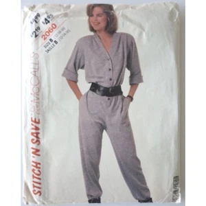Mono de mujer con patrón de costura vintage sin cortar B34 B36 B38" McCalls 2060 - Imagen 1 de 5