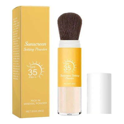 Mineral Sunscreen Setting Powder SPF 35 For Face & Scalp Natural Matte Finish - Image 1 of 4