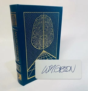 William Gibson • Neuromancer • Easton Press, Vollleder, signiert X2 wie neu - Bild 1 von 11