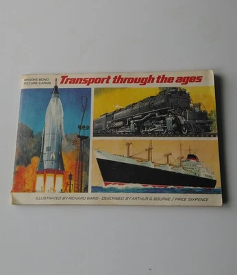 brookbond tea cards full album transport through the ages - Image 1 of 4
