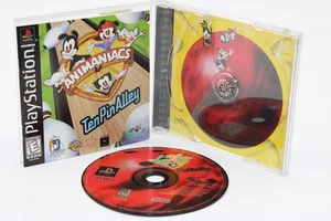 PS1 Animaniacs: Ten Pin Alley (Sony PlayStation 1, 1998) Completo con Manual - Imagen 1 de 9