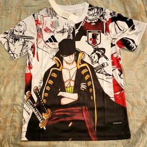 Japan Soccer Jersey Anime Zoro Onepiece Concept Edition S,M,L,XL,XXL - Picture 1 of 8