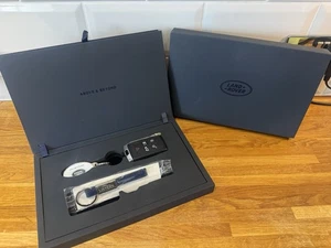 GENUINE LAND ROVER/ RANGE ROVER 5 Button Key Fob HAND OVER Keychain Gift Set Box - Picture 1 of 12