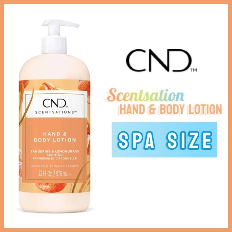 CND Scentsation Hand & Body Lotion NEW DESIGN 33fl oz [Tangerine & Lemongrass] - Image 1 of 1