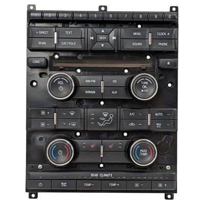 Ford Flex 2009-2012 CD radio climatizador aire acondicionado calefacción panel de control 8A8T-18A802-CF OEM Foto 1 de 4