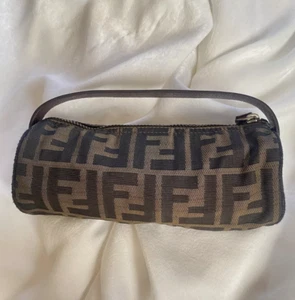 Authentic Fendi Zucca Monogram cylinder pouch Bag - Picture 1 of 4