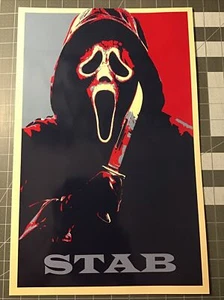 Póster de parodia de Ghostface Hope 11x17 grito de Halloween película de terror arte mural - Imagen 1 de 2