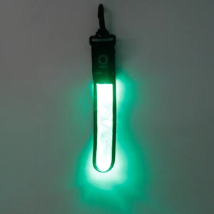 LED-Licht, leuchtendes Laufband, hohe Sichtbarkeit für Nachtläufe (grün) DE - Bild 1 von 5