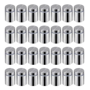 40PCS Sign Standoff Screws Glass Nail Stainless Steel Wall Standoff Mounts - Picture 1 of 12