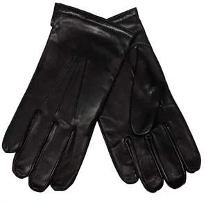 Grandoe Smartouch leather Cashmere Lined luxurious Comfort Gloves Black Small - Picture 1 of 3