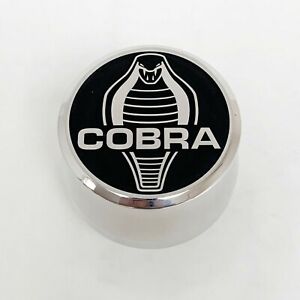 Ford Shelby COBRA Polished Billet Aluminum Breather (Black Background- Ansen USA