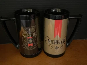 Vintage Michelob beer drinking mug set thermal insulated advertising - Bild 1 von 5