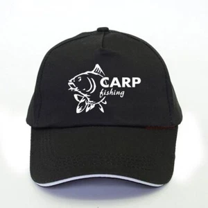 Casquette de baseball carpe de pêche - casquette de pêche réglable pour hommes mode - Photo 1/17