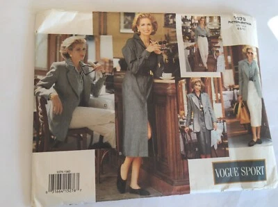 Vogue 1079 Sewing Pattern Vogue Sport Misses Jacket Skirt Dress Pants Size6/8/10 - Image 1 of 4