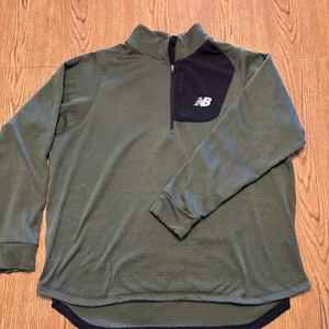 New Balance Men's NB Heat Grid Half Zip Green Men's 2XL NEW WITH TAGS  MSRP $100 - Picture 1 of 17