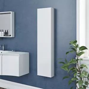 Accents Slimline white wall hung cabinet 1250 x 300mm - Picture 1 of 6
