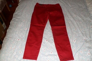 LOVELY LADIES NEXT RED MID RISE DENIM LEGGINGS SIZE 16R****BNWT**NEW** - Picture 1 of 2