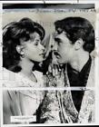 1958 Press Photo Actors Senta Berger & Kerwin Mathews Star In "The Waltz King"