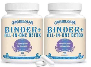 All-In-One Detox Binder Supplement 1500 MG - High 90 Count (Pack of 2) - Picture 1 of 7