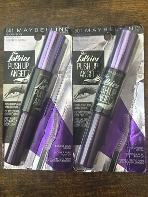 Maybelline The Falsies Push Up Angel Washable Mascara, Blackest Black 501 -2Pack - Image 1 of 3
