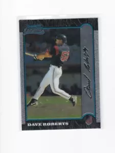 DAVE ROBERTS 1999 BOWMAN CHROME BASEBALL ROOKIE CARD-SHIPS FREE - Picture 1 of 24