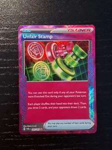 Unfair Stamp 165/167 - Twlight Masquerade Ace Spec Rare Card NM Pokémon TCG Card - Picture 1 of 2
