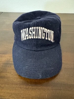 De colección University Of Washington.m Huskies UW Champion Sombrero Ajustable Gorra Lana Foto 1 de 4
