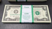 $*$ Special Offer $*$  100 Two Dollar Bills-$2 Uncirculated Sequential-chicago