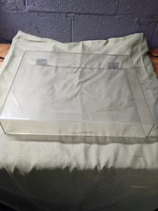 TOSHIBA SR-250 TURNTABLE DUSTCOVER WITH HINGES VINTAGE (2) - Picture 1 of 8