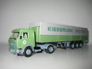 Herpa H0 811285 - Camión Mercedes-Benz con remolque "Kieserling" - Imagen 1 de 12