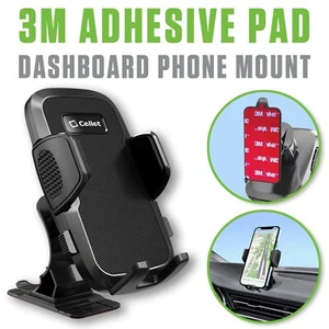 Cellet Car Dashboard Phone Holder Mount Compatible with iPhone, Galaxy, Pixel - Picture 1 of 8
