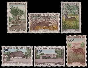 Obervolta 1962 - Mi-Nr. 102-107 ** - MNH - Animales salvajes / Animales salvajes - Imagen 1 de 1