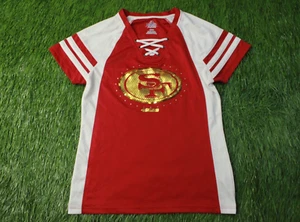 SAN FRANCISCO 49ERS NFL AMERICAN FOOTBALL WOMEN SHIRT JERSEY MAJESTIC SIZE M - Picture 1 of 8