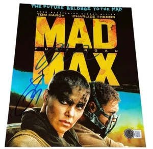 Tom Hardy George Miller signiertes Auto 8x10 Foto Mad Max Fury Road Poster BAS NY B - Bild 1 von 2