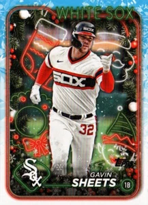 2024 Topps Holiday #H93 - Gavin Sheets - Chicago White Sox 24-408 - Bild 1 von 2