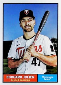 2024 Topps Archives 1961 variación #42 Edouard Julien Minnesota Twins - Imagen 1 de 2