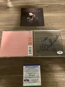 Ariana Grande AUTHENTIC Yours Truly AUTOGRAPHED CD CASE ~ PSA Authenticated! - Picture 1 of 8
