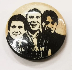 The JAM Original PIN BADGE Black & White Heads Vintage 3/4" (25mm) 1 Only in PVC - Bild 1 von 6