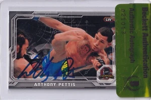 Anthony Pettis Signed 2014 Topps UFC Champions Silver Card #28 BAS COA Autograph - Picture 1 of 12