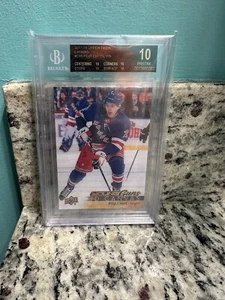 2017-18 Upper Deck Filip Chytil Young Guns Canvas Rookie Beckett Black Label 10! - Picture 1 of 2