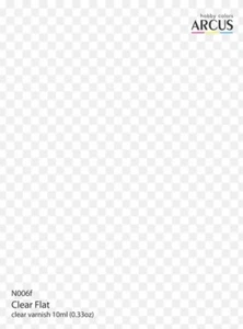 Arcus A006 Acrylfarbe Klar Flach/Klarlack 10ml. - Bild 1 von 1