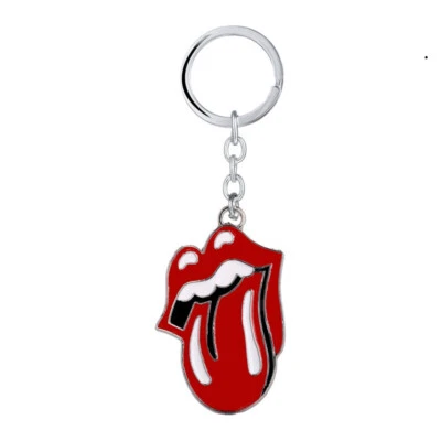Porte-clés Metal ROLLING STONES Logo Langue Mick Jagger Groupe Musique Rock - Photo 1/4