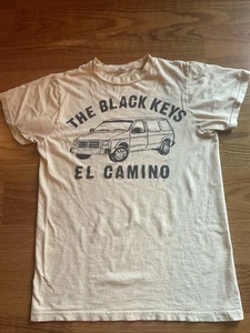 Vintage Bay Island The Black Keys El Camino T-Shirt Rock Band Shirt Men's Small - Picture 1 of 6