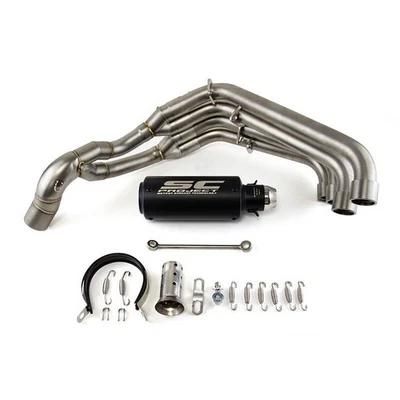 For Honda CBR650R CBR650F 2014-2024 CB650R Full System Exhaust Tips Header Pipe Foto 1 de 4