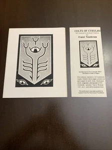 Cults Of Cthulhu- H.P. LOVECRAFT And The Occult Tradition By Fra. Tenebrous 1st  - Picture 1 of 12