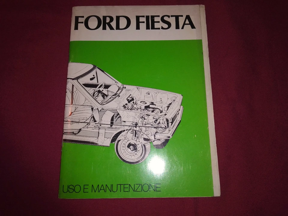 FORD FIESTA  libretto MANUALE LIBRETTO DI ISTRUZIONI - Immagine 1 di 1