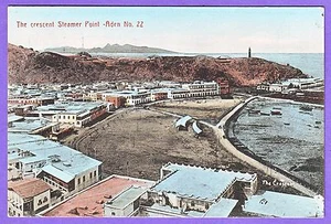 ADEN THE CRESCENT STEAMER POINT POSTCARD - Picture 1 of 1