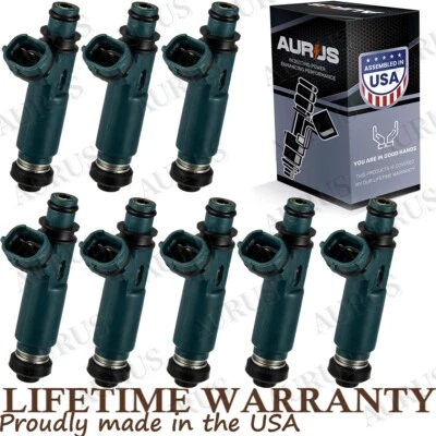 Inyectores de combustible X8 OEM AURUS NUEVOS para 2003 2004 2005 Lexus GX470 4,7 L 23250-50040 Foto 1 de 4