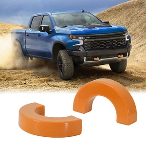 2pcs Front Bumper Tow Hook Trailer Cover Trim For Chevy Silverado 1500 2007-2024 - Picture 1 of 12
